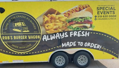 Rob's Burger Wagon — Home of the Crazee 8's Burger