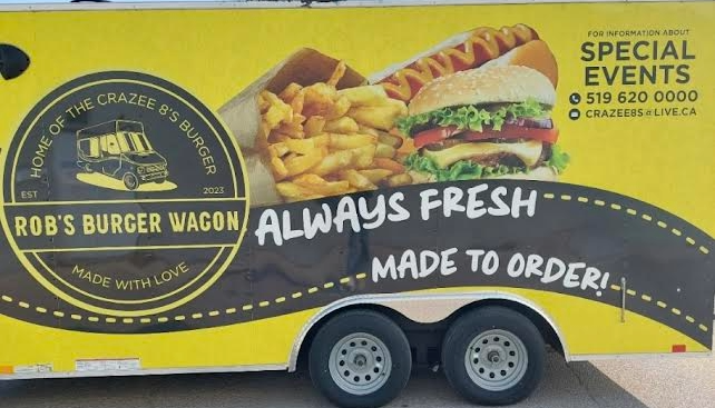 Rob's Burger Wagon — Home of the Crazee 8's Burger