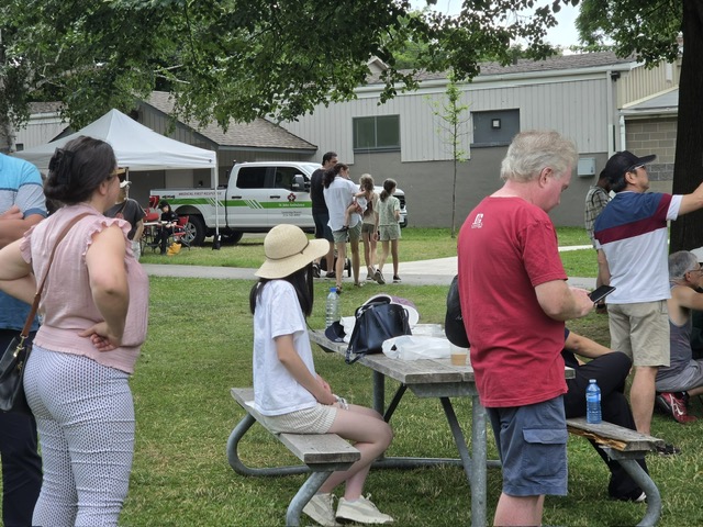 Families and community enjoying the festival grounds